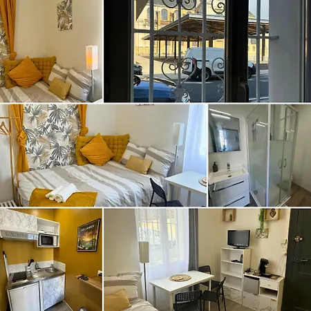 Apartment Mini Nid - Centre - Wifi - Equipe - Cosy